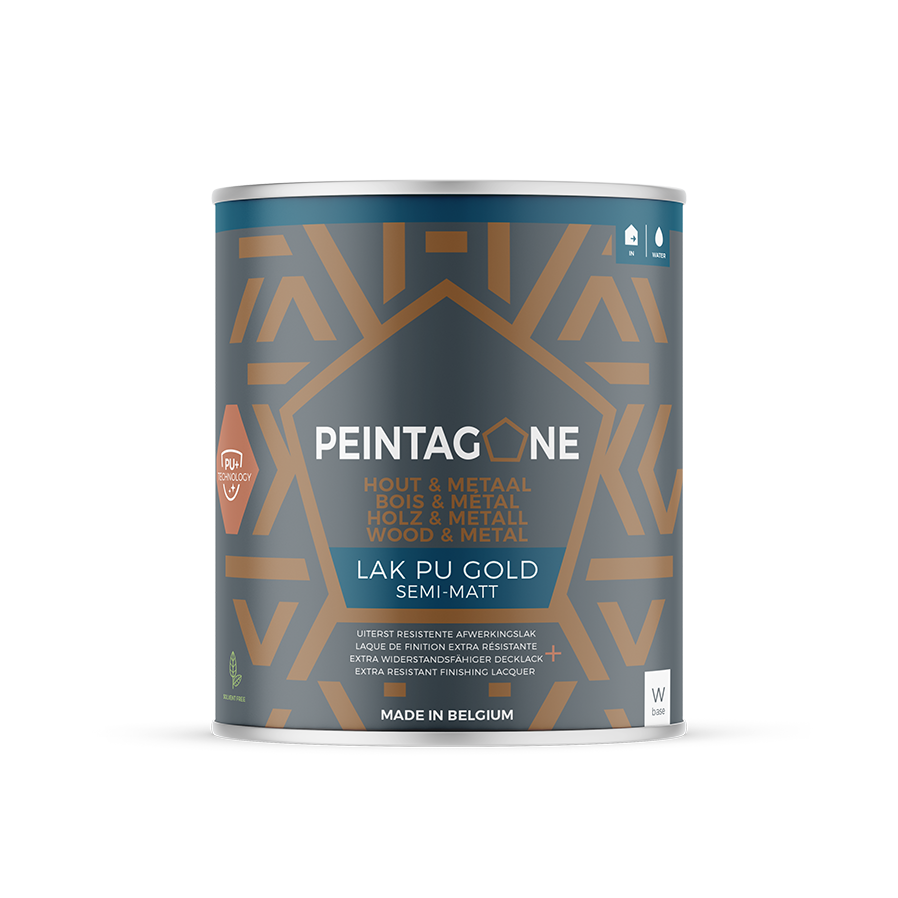 PEINTAGONE 1L Lak PU Gold Base White