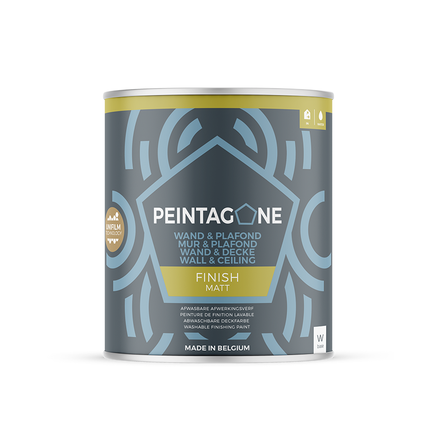 PEINTAGONE 1L Finish Matt Base White