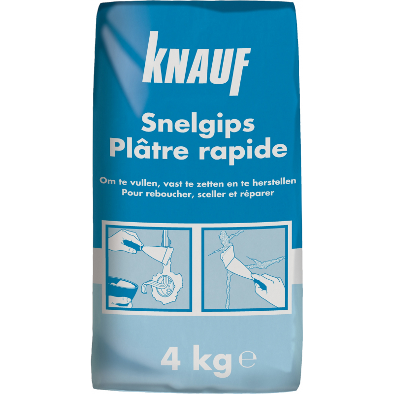 KNAUF plâtre rapide 4KG