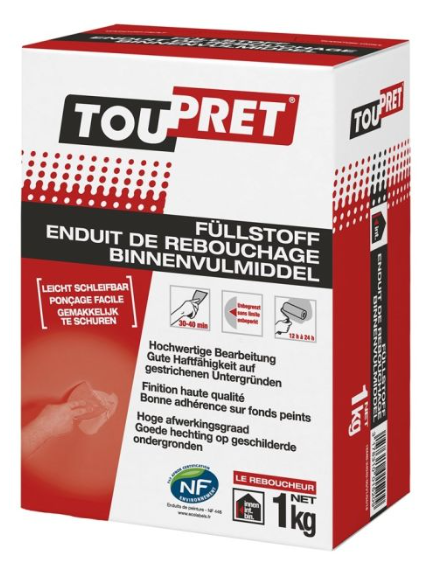 TOUpret enduit de rebouchage 1KG